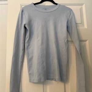 Brandy Melville Sky Blue Long Sleeve Top